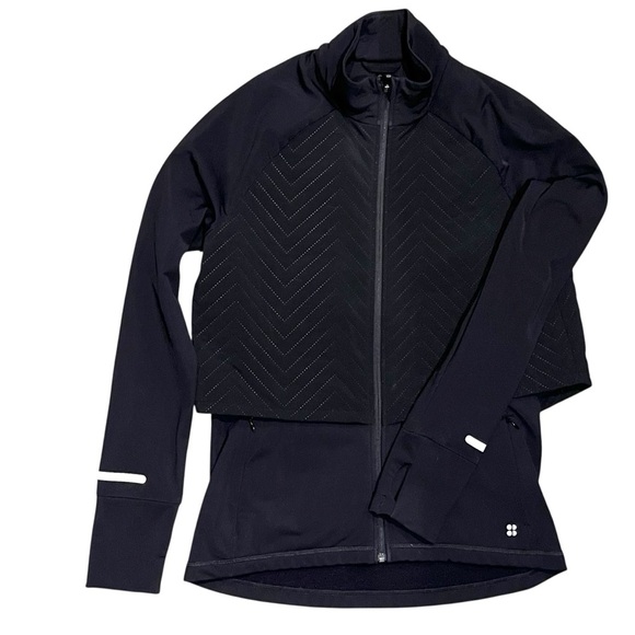 Sweaty Betty Fast Track Quilted Running Jacket Black Size Large - Picture 3 of 11